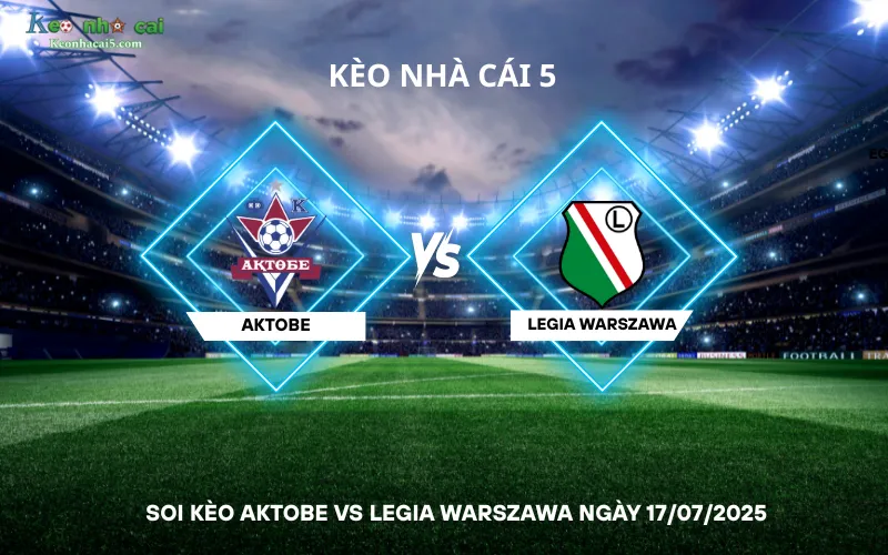 Soi kèo Aktobe vs Legia Warszawa