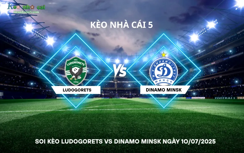 Soi kèo Ludogorets vs Dinamo Minsk